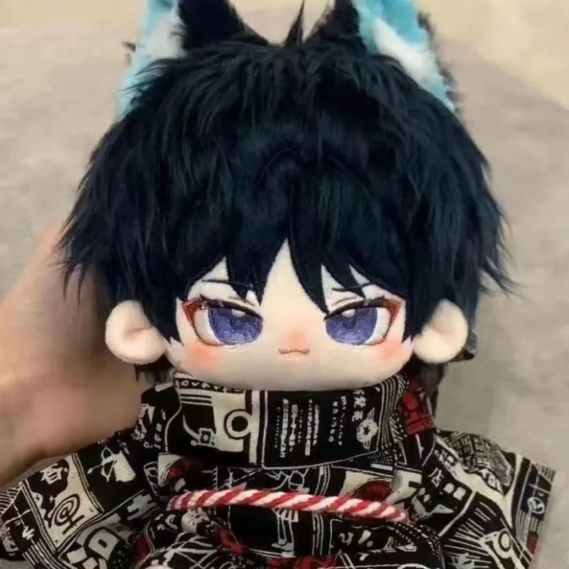 20CM Anime Genshin Impact Wanderer Carino Cotone Bambola Ragazza Peluche Studente Peluche Bambola Adorabile Delicatezza Orecchie Pelose Regalo di Natale