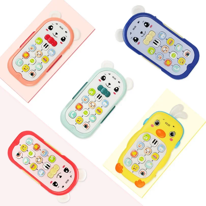 Baby Handy Spielzeug Telefon Musik Sound Maschine für Kinder Säuglings Frühen Pädagogisches Cartoon Maschine Telefon Kinder Spielzeug Geschenk