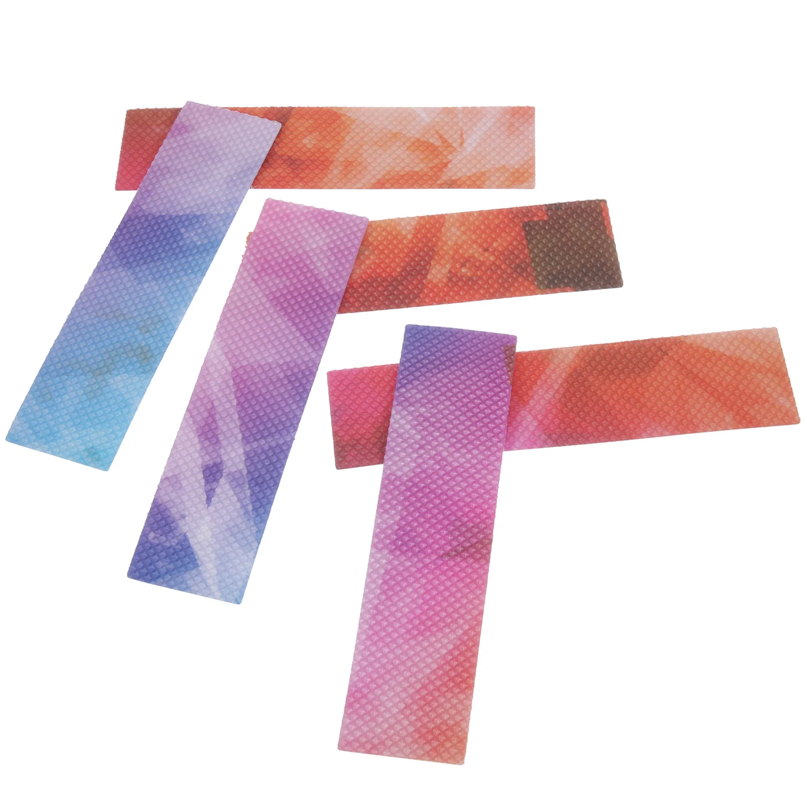 

6Pcs Rough Texture Sensory Strips Stickers Adhesive Phone Back Desk Accessories Reusable Longtime Application