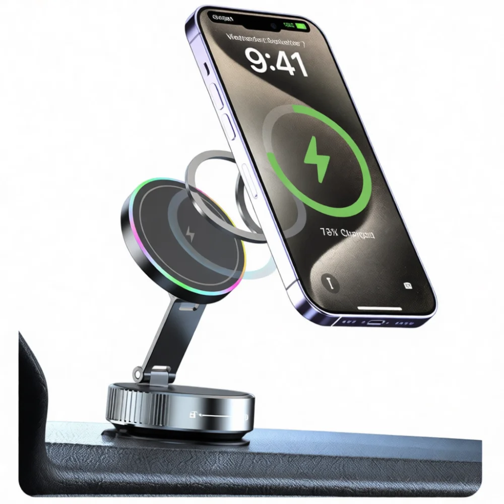 Car Mount Magnetic Wireless Ch - огляд і ціна Wireless Car Charger Mount Fast Charging