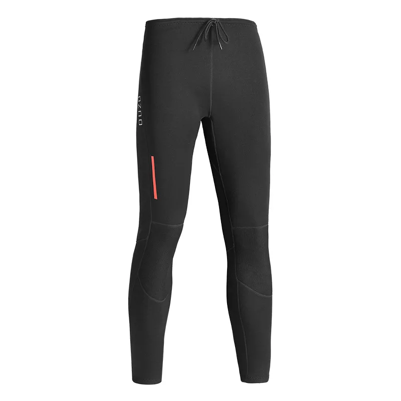 1.5MM Neoprene Diving Pants Men Wetsuit Lacing Diving Trousers Sailing Surfing Snorkeling Pants Winter Thermal Swimming Trunks