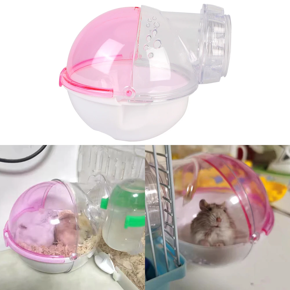 House Pets Hamster Mouse Small Animals Toilet Bathroom Cage Box Bath Sand Room Universal Accessories