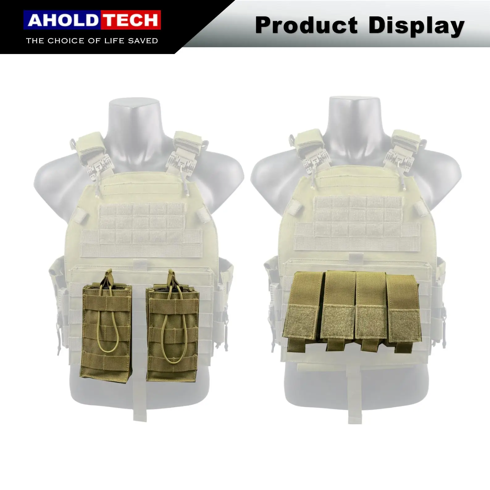 Molle Tactical Magazine Pouch AK AR Hunting Rifle Pistol Ammo Mag Bag 9mm AIRSOFT MAG Glock H&K MP5 MP9 ARP9 Air gun M4 M14 M16