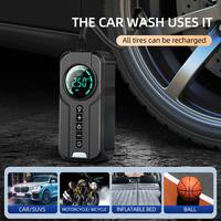 18000mAh Wireless & Wired Dual-use Air Pump 150PSI Fast Inflation Charging LED Lighting HD Display for Car Motocycle Bike Ball