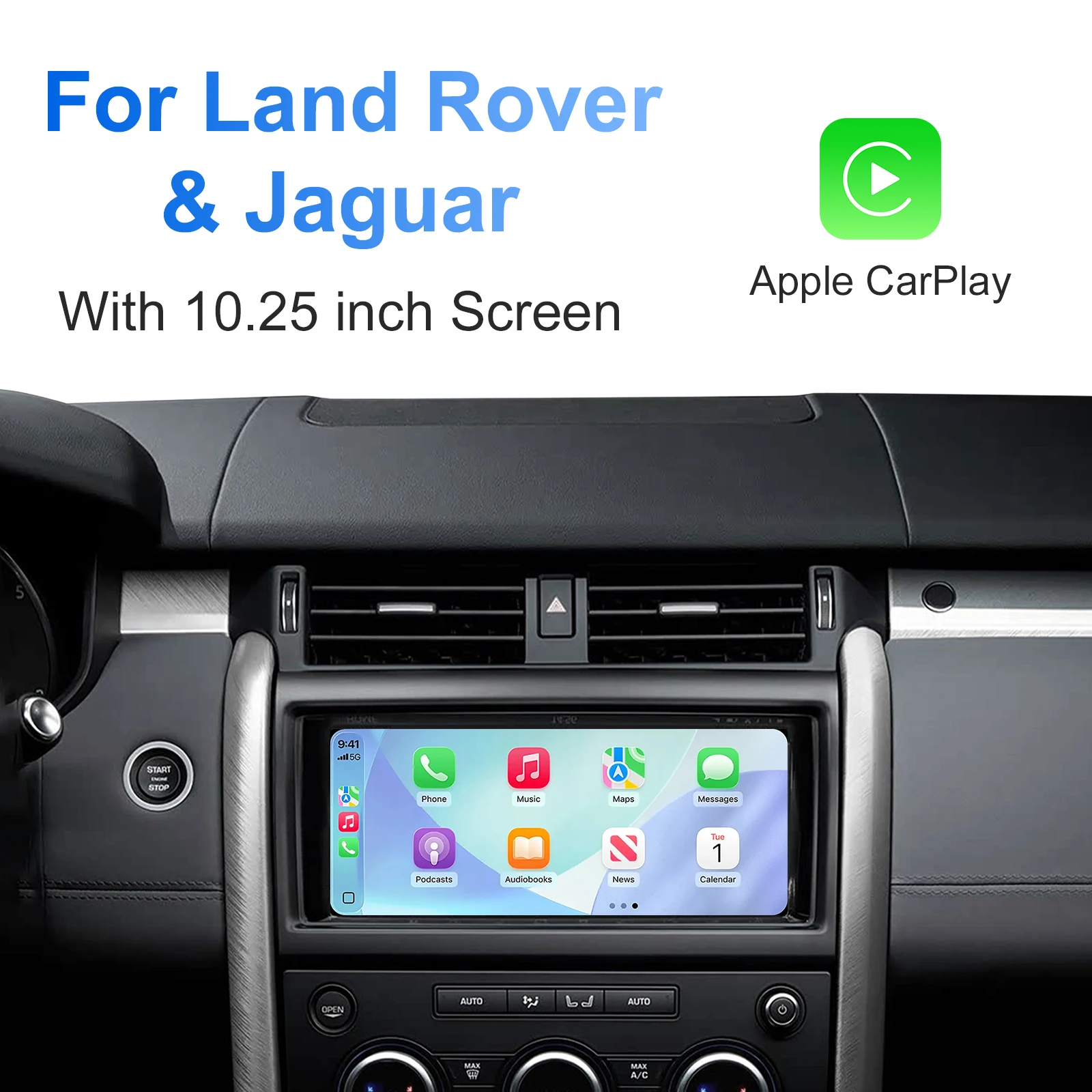 Wireless CarPlay Retrofit Kit Decoder Box CarPlay Interface for Lander Rover Jaguar Ranger Rover Evoque Discovery 5 XE XFL FTYPE