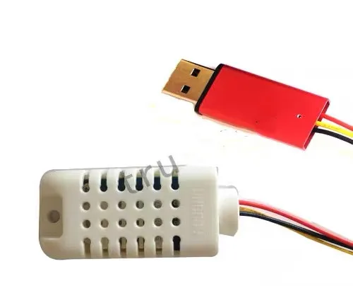 1pcs Temperature Humidity Sensor AM2302 USB serial port Temperature and humidity sensor