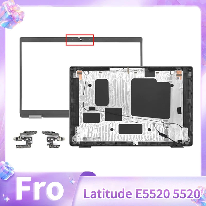 

Новая задняя крышка, рамка и петли для ноутбука Dell Latitude 5520 E5520 (серебристый), артикулы 0GYKGD, 0GV7CX, 0RGRJJ