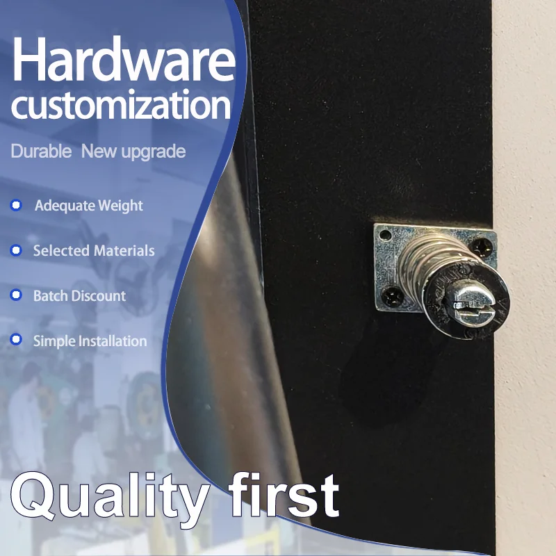 Zinc Alloy Cabinet Door Lock Buckle Fully Automatic Spring Small Lock Buckle Cabinet Body Lock Buckle Rebound Pressure