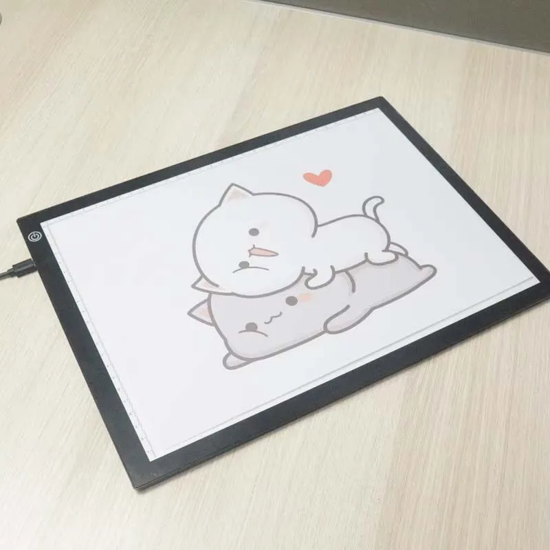 A4/A3 LED Light Pad Digital Drawing Penguin Magnetic Copy Table Student Art Painting Tools LED Sketch Copy Board School Supplies