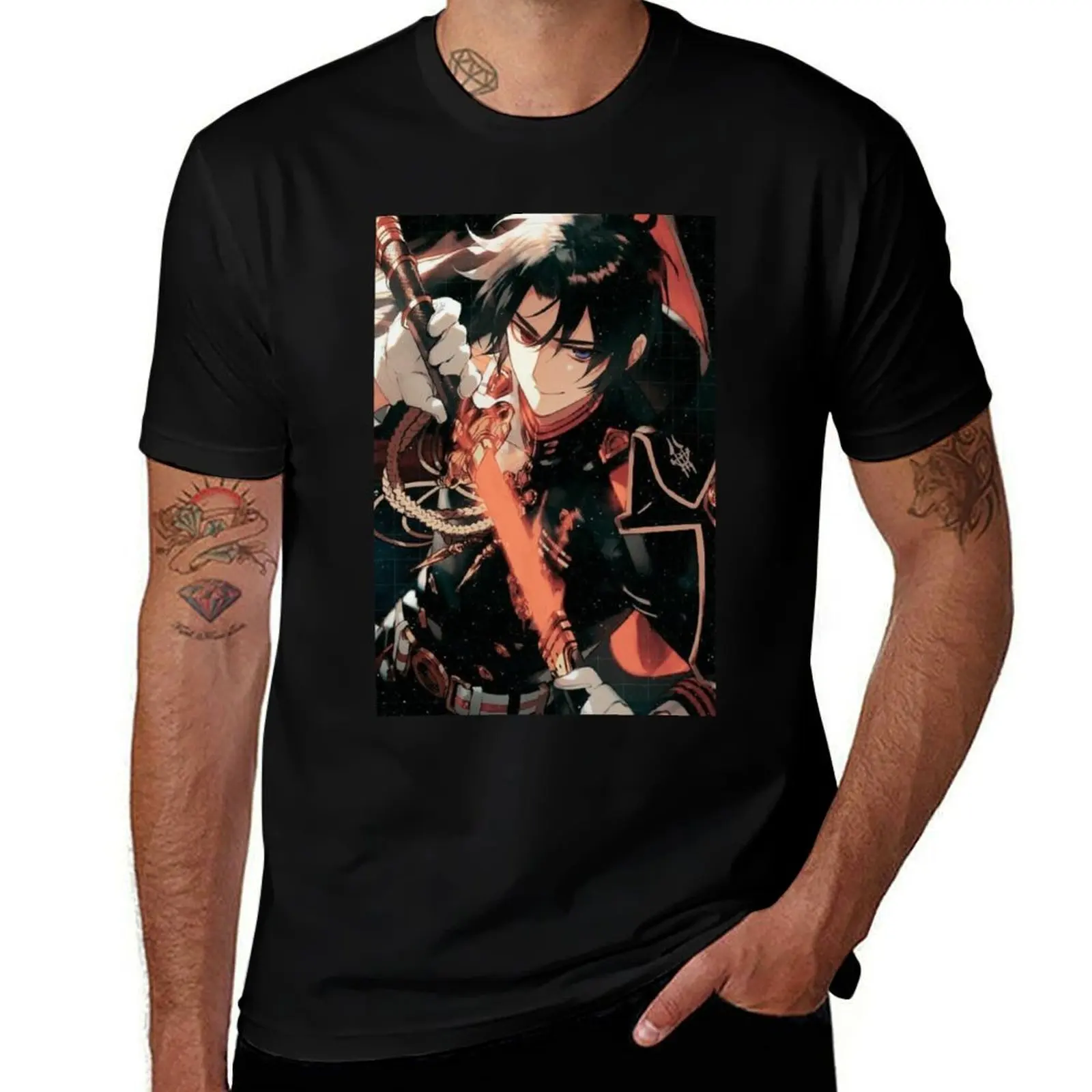 Seraph of the End Wallpaper #15 T-Shirt Work Style Casual T-Shirt