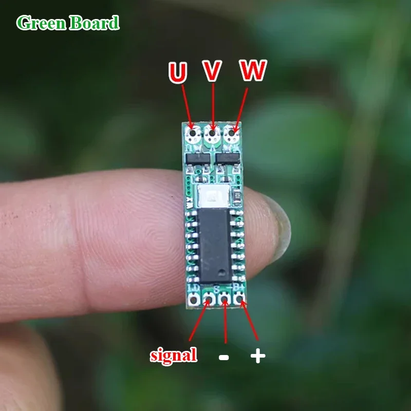 

Micro Brushless Motor Driver Board 1S-2S DC 3.7V-8.4V 4A Electric Regulator for 1104 1106 1306 1407 1503 1806 Brushless Motor
