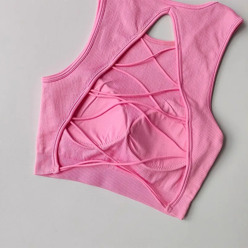 Slanke billen met geplooide sexy shorts Hoge taille Perzikbillen Sneldrogend Strakke hardloopfitness Sportbeha's Draadshorts