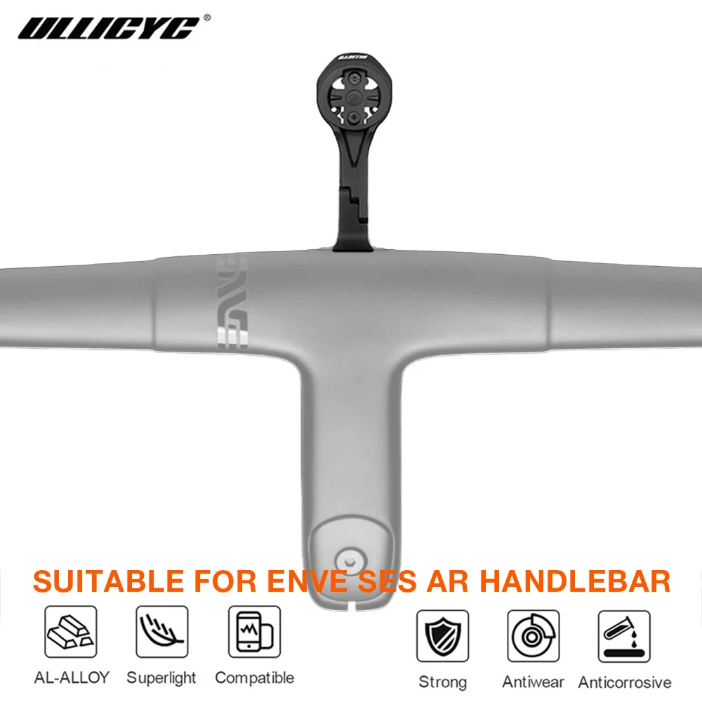 

Out Front Aluminum Alloy Computer Mount For ENVE SES AR Integrated Gravel/Road Handlebar Compatible with Garmin/Bryton/Wahoo