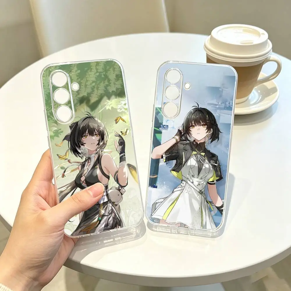 

Game WuWa Rover Phone Case For SamsungA10,12,20,21S,30,31,40,50,51,52,70,71 Transparent Cover