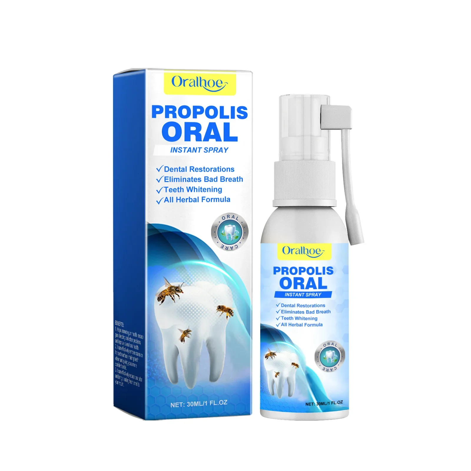 프로폴리스 Oral Care Spray Cleaning Teeth  Refreshing Breath Freshener Spray Mouth Sprays Buccal Haleine for Bad Breath