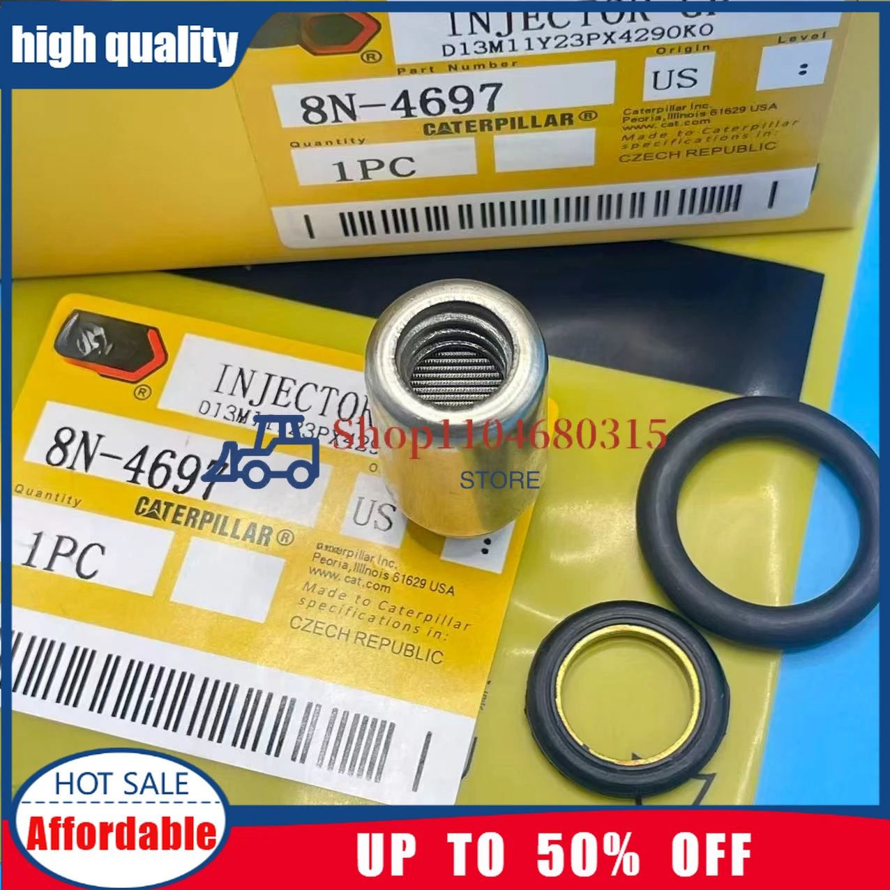 fuel nozzle 8N4697 8N-4697 8M1584 8M-1584 for Caterpillar CAT D3333C 3304 3306 injector sleeve D330 D333 common rail