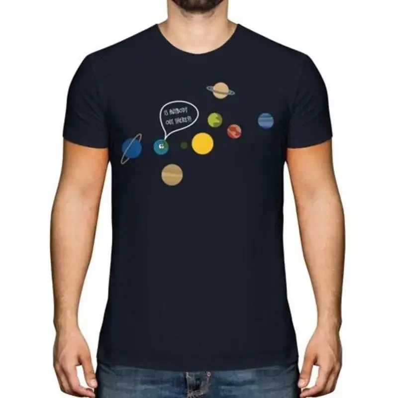 The Lonely Earth Men's T-Shirt Top Gift Fun Space