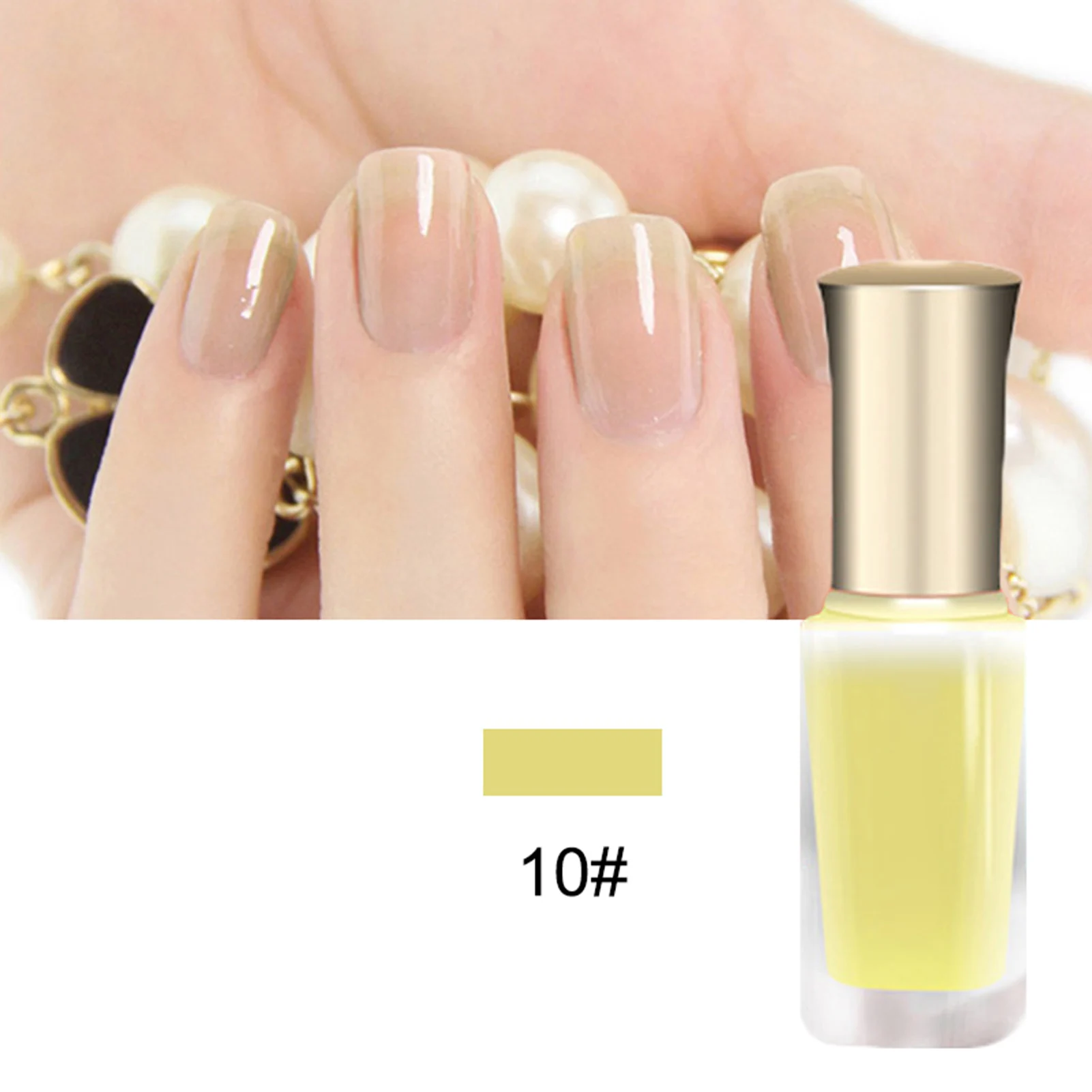 Smalto per unghie semitrasparente Color caramella colore brillante Manicure Top Coat adatto per Manicure da donna di bellezza