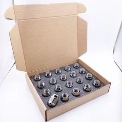 20pcs Wheel Lug Nuts Screws for Jeep Compass Dodge JCUV M12x1.5 Hex 19mm Thickness 31mm