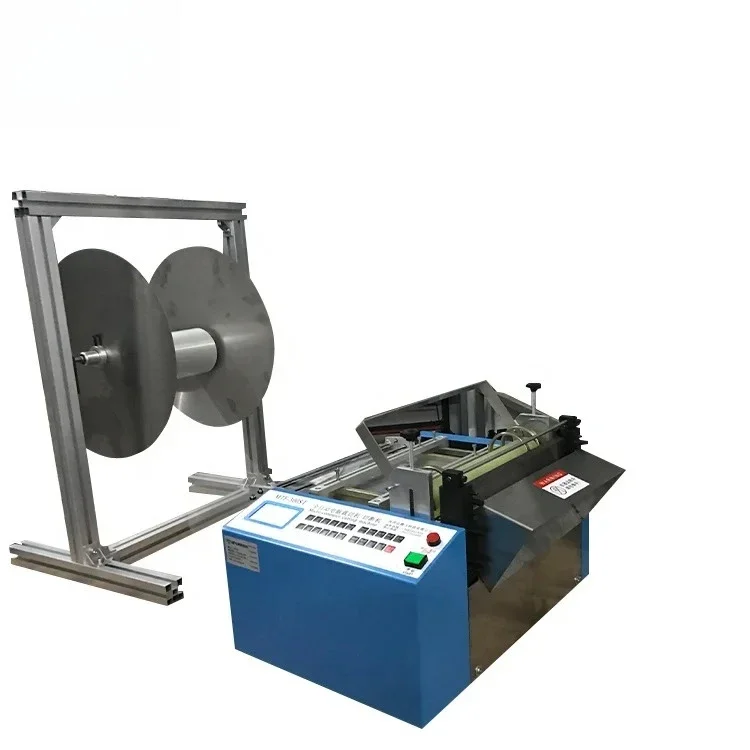 Electric Automatic A4 Paper Label Roll Slitter Cutter A3 A4 Plastic Pvc Tpu Film Foil Fabric Cross Cutting Sticker Paper Machine