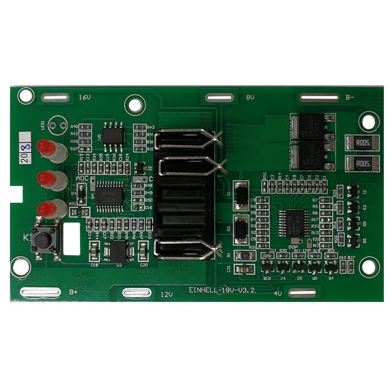Tendenze ora Adatto per EINHELL POWER X-CHANGE 18V 20V Batteria al litio Guscio in plastica Scheda di protezione di ricarica PCB Box Shell