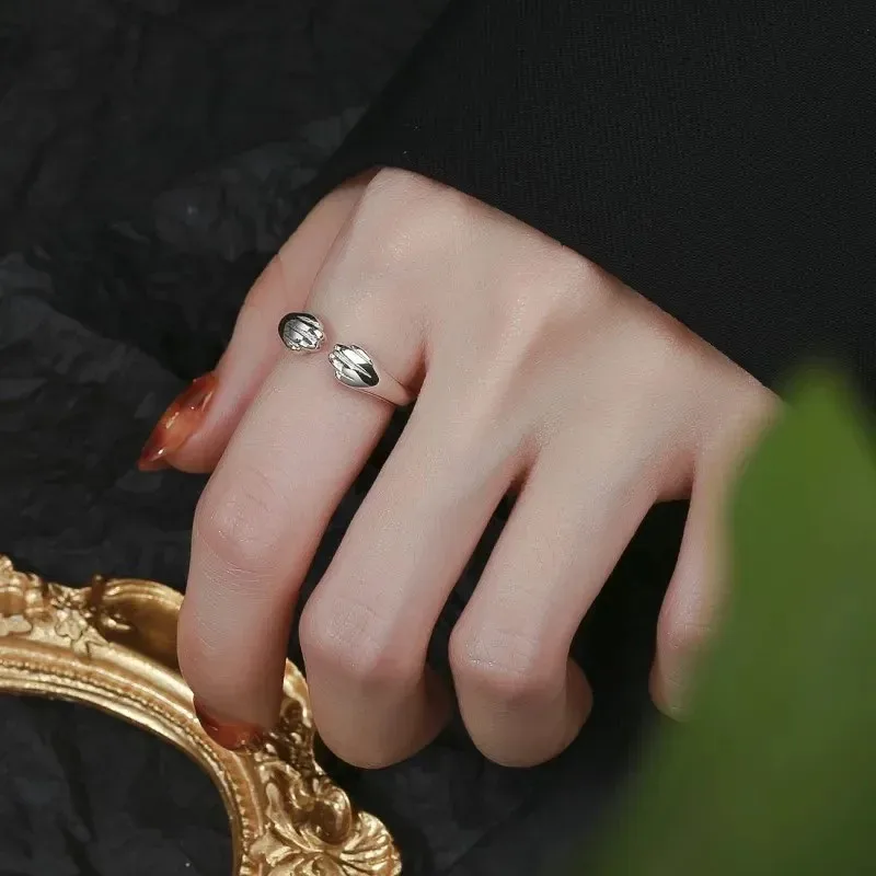 New Simple Cute Cat Paw Open Rings Pet Jewelry Adjustable Embrace Design Finger Rings Statement Rings Pet Jewelry