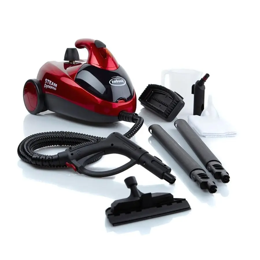 Dynamo Steam Cleaner for ChemicalFree Cleaning, Multipurpose with Attachments, Portable, Multisurface, For Carpets, Tiles, Bathr
