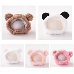 Cute Bear Rabbit Hooded Pet Cat Dog Accessories Cosplay Cat Hat Winter Lovely New Year Puppy Headgear Soft Velvet Pets Supplies