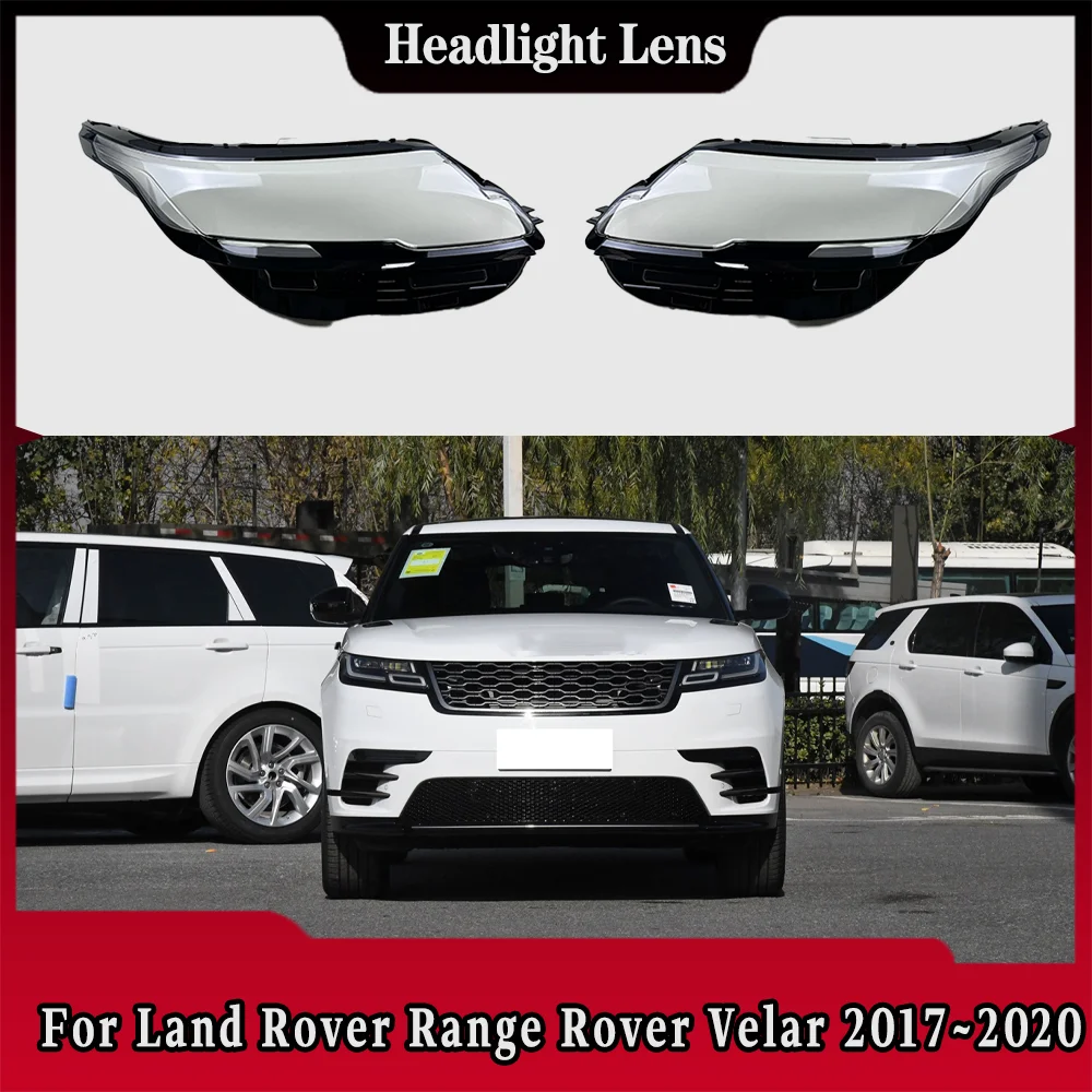 

For Land Rover Range Rover Velar 2017 2018 2019 2020 Headlamp Cover Headlight Shell Lens Plexiglass Transparent Lampshade