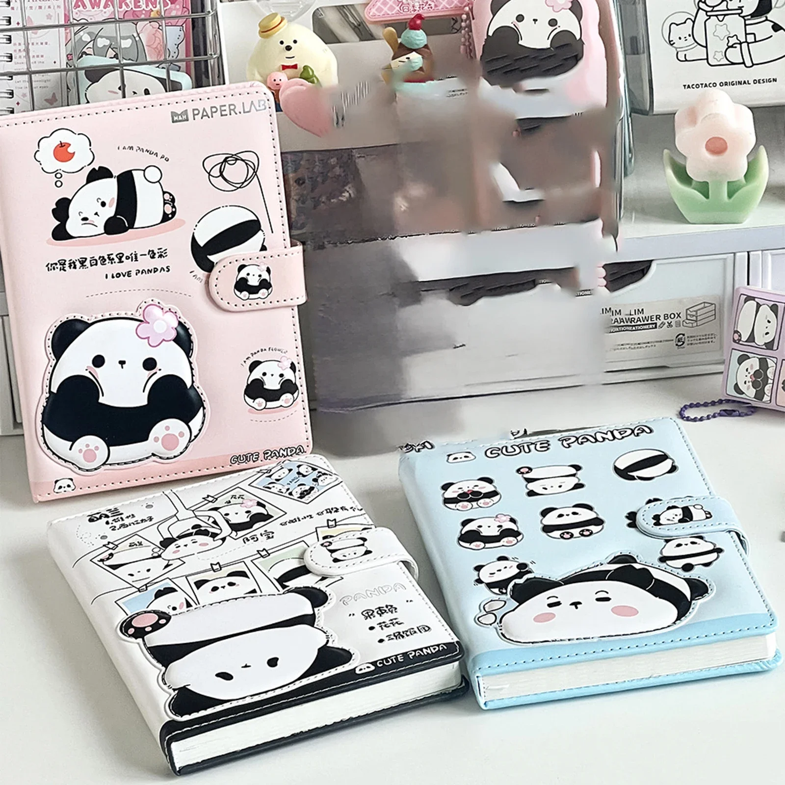 Cute Panda Notebook Agenda Organizer Diary Notepad Weekly Planner Calendar Journal Stationery school supplies Xmas gifts