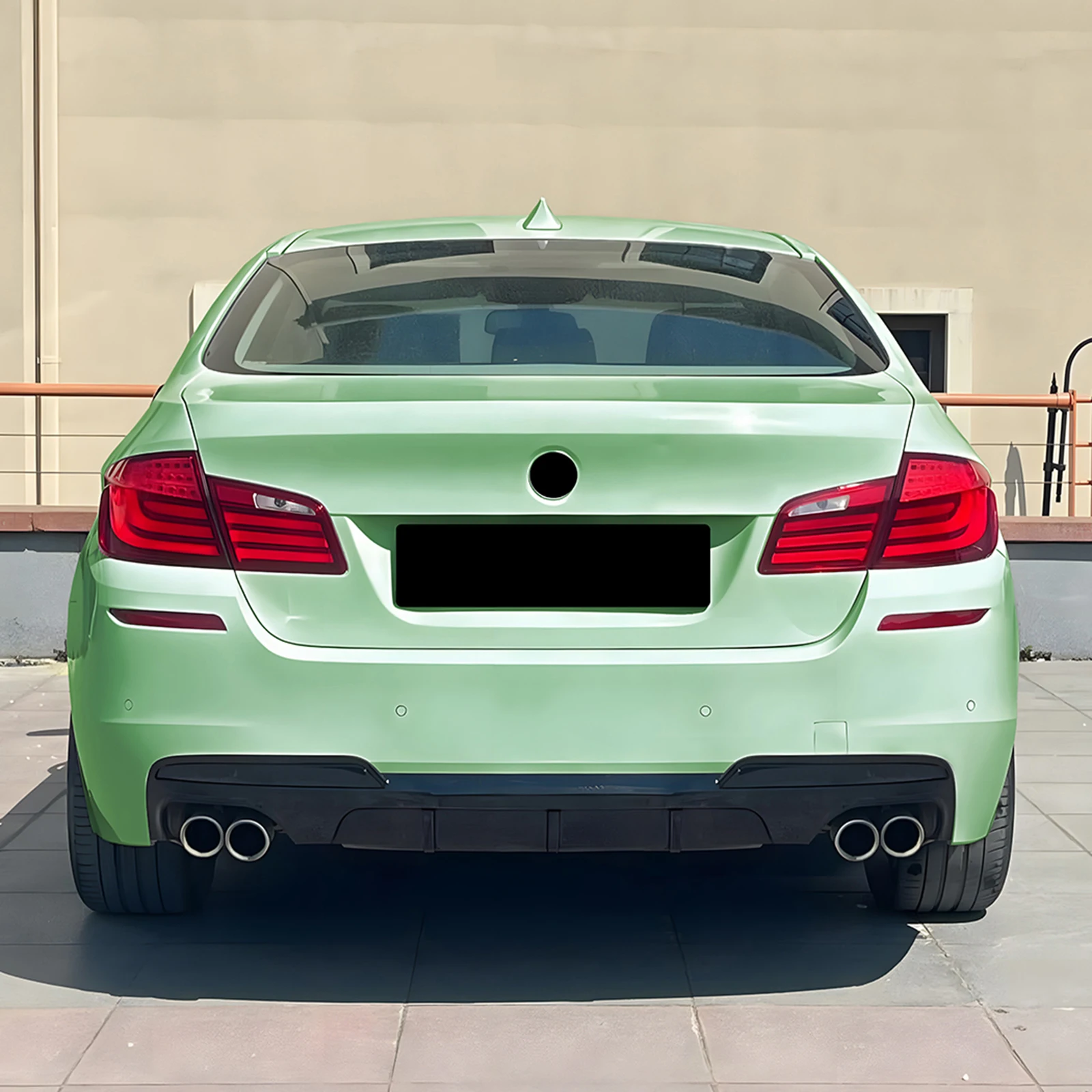 Tail Boot Lower Spoiler Splitter Guard Rear Bumper Diffuser Lip For 2011-2017 BMW 5 Series F10 F11 528i 535i 550i M Sport M-Tech