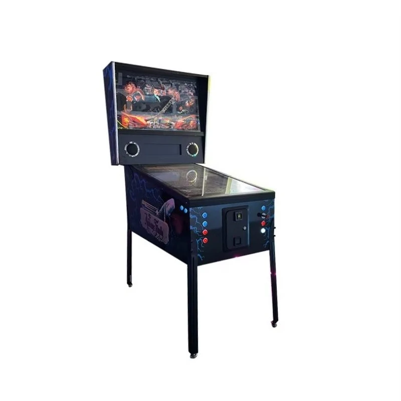 2026 Hot Sale 32 4K Virtual Pinball Machine 800+ Games Coin Operated 3D Video Games English Language Metal Plastic Customized