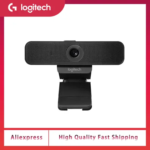 New Logitech C925e 1080p Webcam Autofocus USB Cam with HD Video and Built-In Stereo Microphones Professional Wide Angle Cam