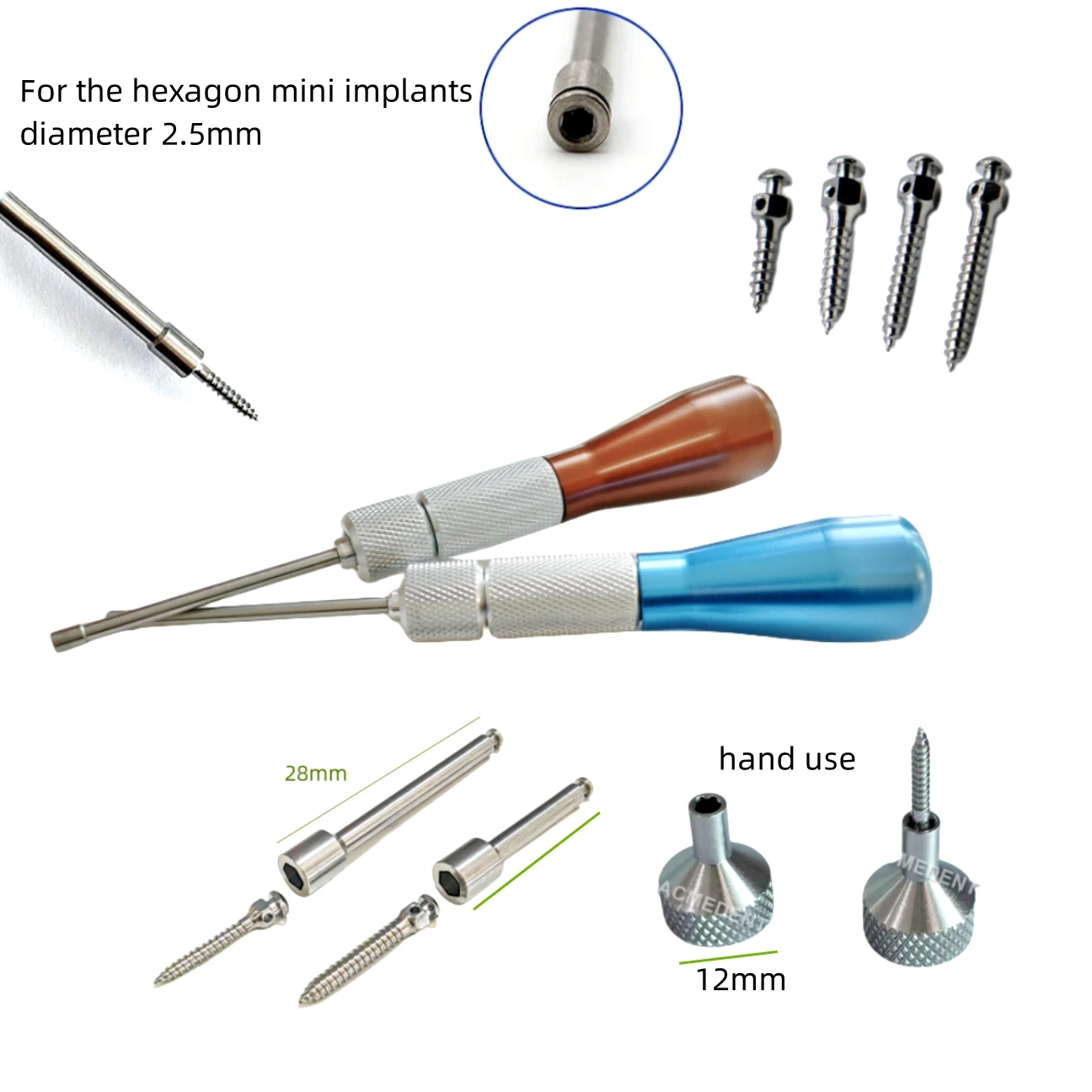 

Dental Orthodontic Mini Micro Screws Driver Screwdriver Handpiece Key