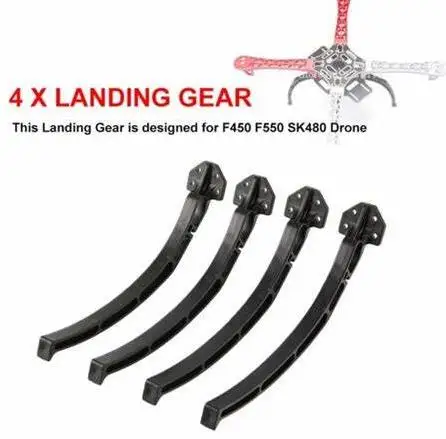 Train d'atterrissage haut universel, 4 pièces, pour Quadrocopter SK480 SK620 F450 F550, rehausse/modifie ​ ​   Drone RC
