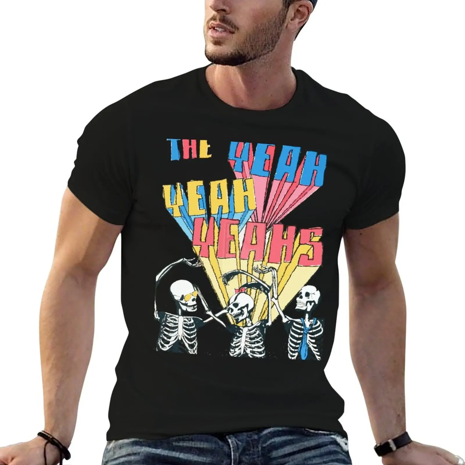 

Yeahs T-Shirt blue archive for a boy mens shirts graphic tee