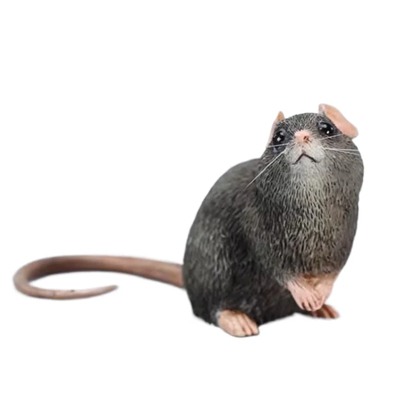 

Little mouse simulation animal model figure trend desktop car doll decorative ornament
