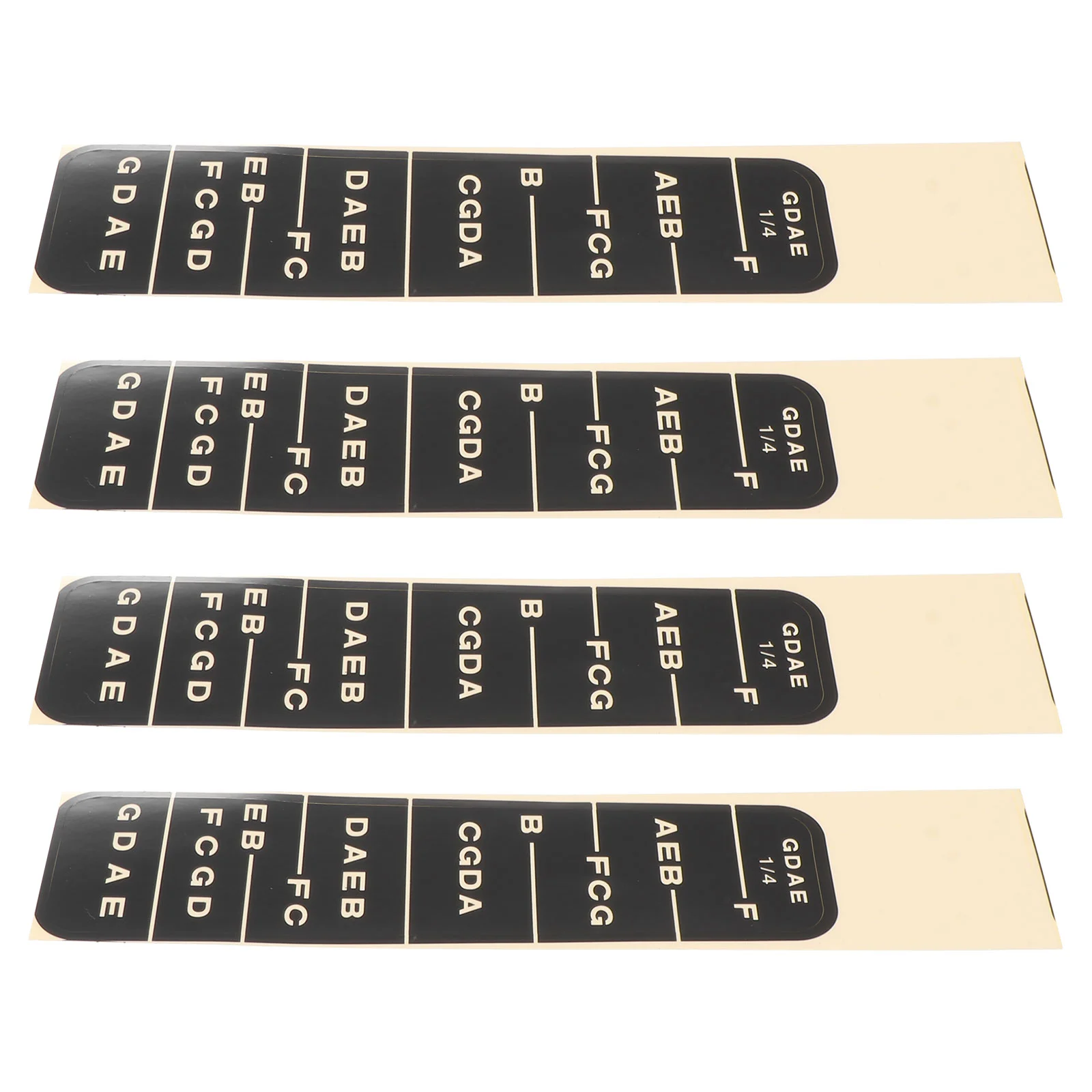 Violin Scale Stickers Intonation Fretboard Notes for Neck Decal Accessories Finger