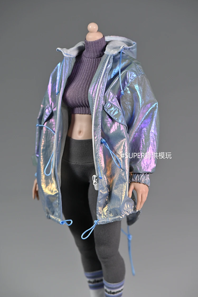 1/6 scale female dolls clothes Trendy workwear loose windbreaker for 12\'\' TBLeague JIAOU DOLL action figure