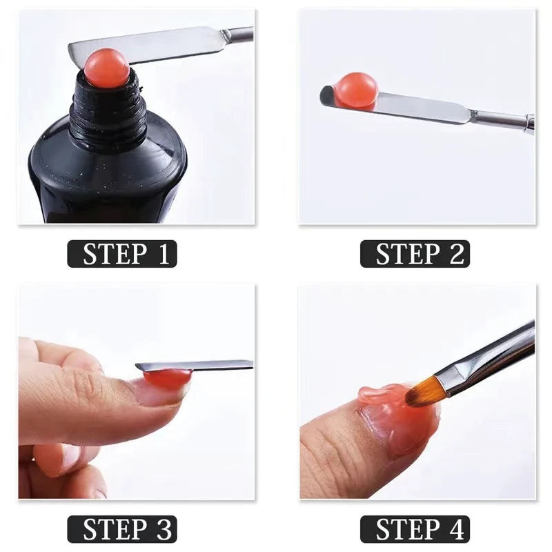 Multi-Functional Nail Art Pen, Dual-Headed, Two-In-One, UV Gel Pen, Steel Pusher, Flower Press Rod, Essential Nail Tool, Must-Ha