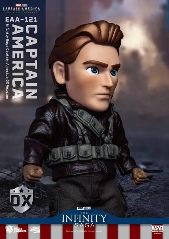 FMV072  Avengerr Captain American Steve Rogers Anime Action Figure Cartoon Statue Toy Doll as Gift for Children