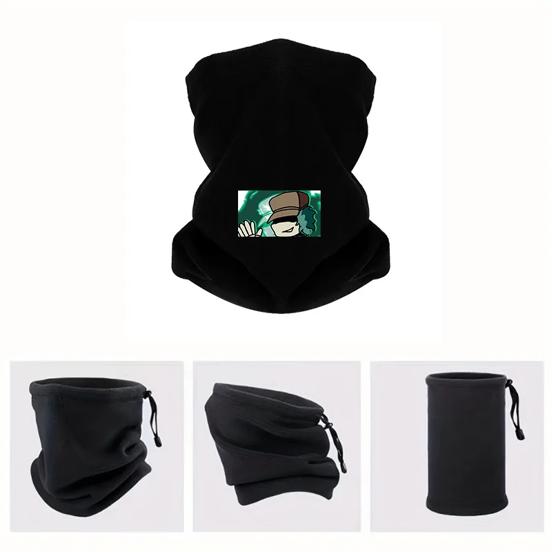 Character hat hand green energy pose Men Outdoor Scarf Mask Neck Gaiter Hat Women cap Headgear Windproof Keep Warm Winter Multif
