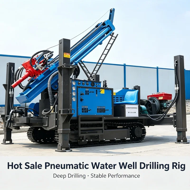 Customized Multifunctional Crawler Pneumatic Drilling Rig, Complete Water‑supply Well Drilling Equipment