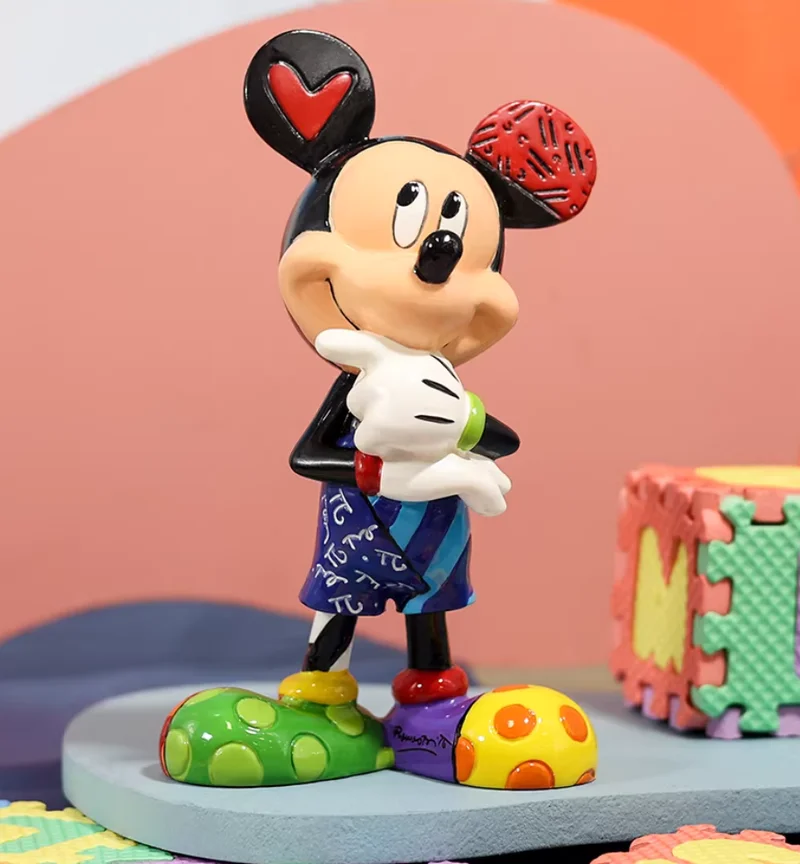 Nouveau produit en Stock personnage de dessin animé classique 6 pouces Mickey pensant ornement Mickey Figurine pour garçons et filles cadeau Surprise