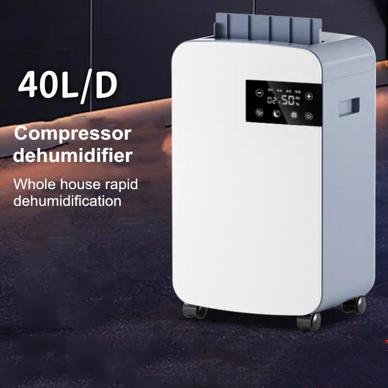 10L High-Power Home Dehumidifier Mute Feature Industrial Strength Moisture Absorption Electric Aromatherapy Moisture-Proof