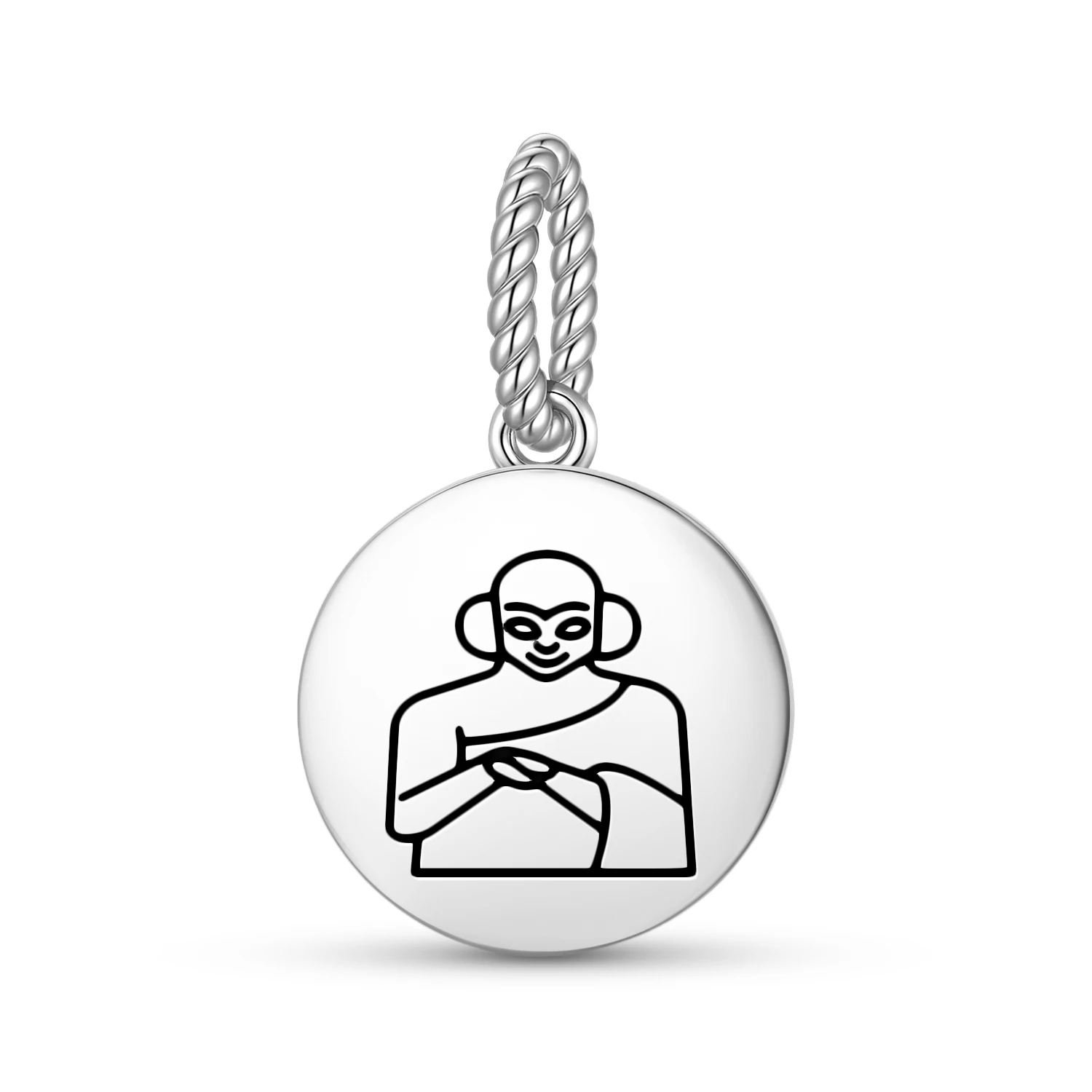 

Sumerian Namma Nammu Pendant 925 Sterling Silver Symbol Charm Bead for Women Bracelet Necklace Jewelry Popular