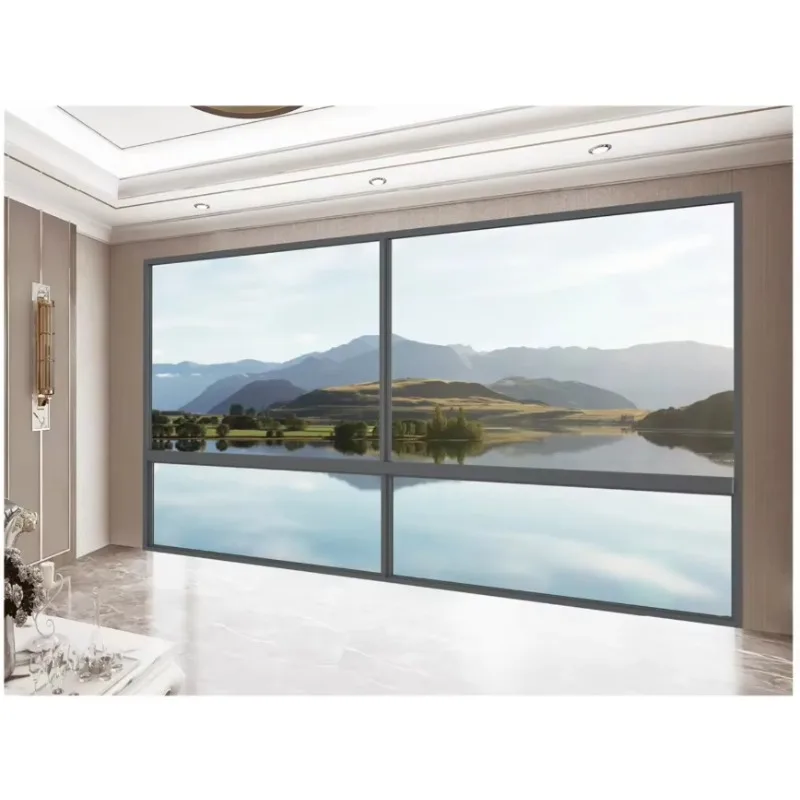HANNOVER Modern Aluminium Frame Sliding Windows UV Resistant Horizontal System for Residential Scenic Folding Screen