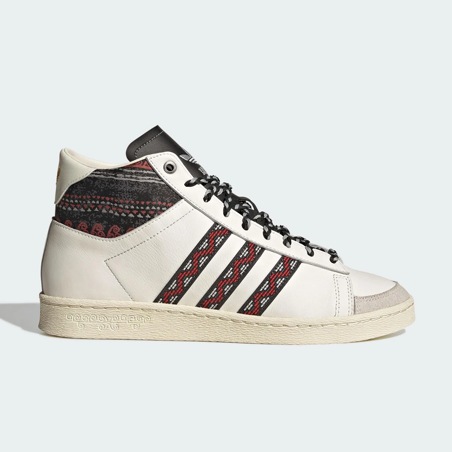 Adidas genuine clover men's and women's retro mid top anti slip sports board shoes JP9196