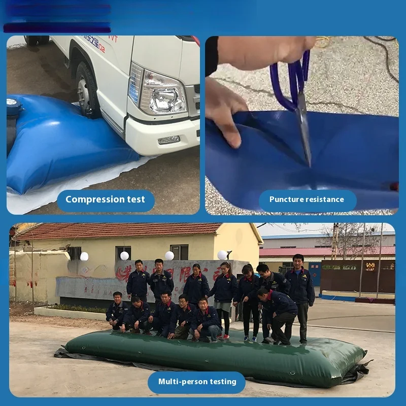 

Soft Water Bag Outdoor Emergency Water Storage Water Storage Bag PVCBridge Preload Water Bag Transfer Water Bladder