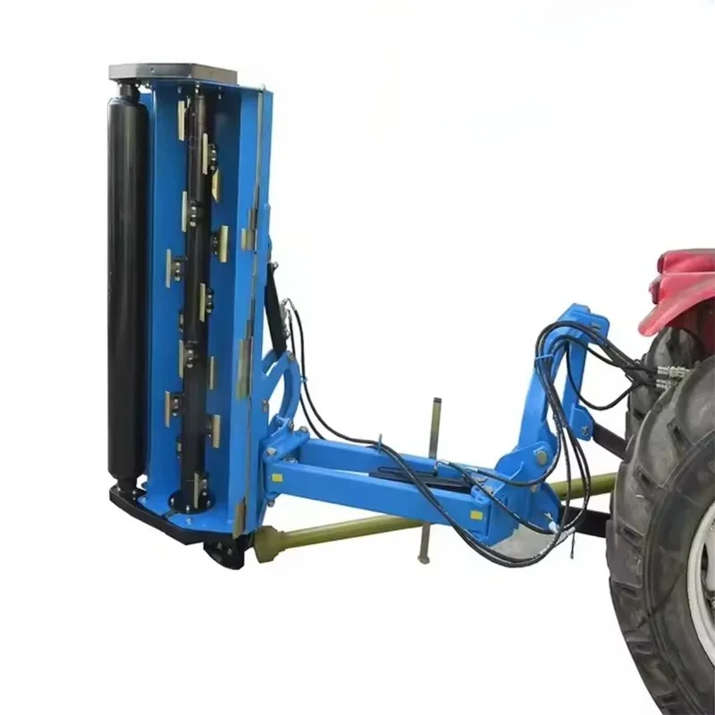 3 Points Hydraulic Edge Continuous Hair Lawn Mower Rear Loading Brush Cutter Tractor Accessories Farm Tools